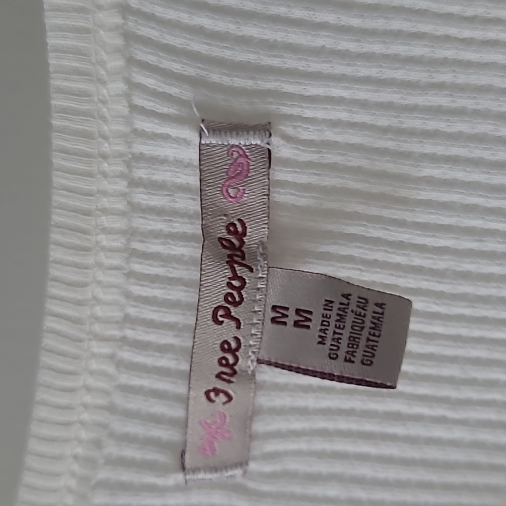 Free People .. Medium . Alabaster .. Santa Clara Thermal - Picture 3 of 9